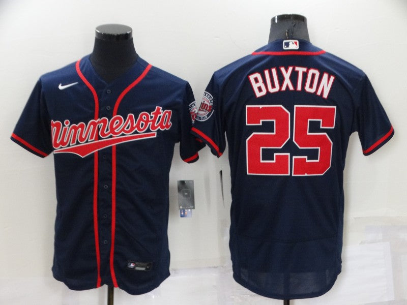 Men's Minnesota Twins Byron Buxton #25 Navy Jersey